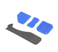 HELEVIA Strumenti per Calafataggio in Silicone, Kit di Strumenti per Calafataggio Sigillante 4 Pezzi, Durevoli e Facili Pulire, per Guarnizioni di Bagno e Cucina