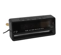 HELEVIA Termometro Digitale per Auto, Monitor di Tensione a Doppia | Custodia in ABS, Interruttore Celsius Fahrenheit, Intervallo da Meno 50 a 70 C, Allarme Gelo, Uso del Veicolo, Misuratore