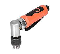 HELEVIA Trapano Pneumatico Trapano Angolare Ad Aria 90° 1/4 Pollice 6 Mm Testa a Gomito Utensile Manuale KP-555L, Dimensioni Ridotte, Peso Leggero, Realizzato in Acciaio Legato, Dotato di (Stile