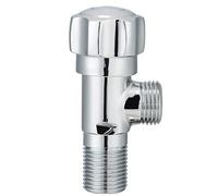 HELEVIA Valvola di Arresto Ad Angolo G1/2 Pollici Rubinetto Filettato in | Utilizzo Rubinetto Lavabo, Collegamento WC Scaldabagno, Corpo in Rame, Nucleo a 300000 Cicli, Interfaccia G1/2 Pollici