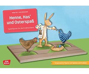 Helga Fell Antj Henne, Has' und Osterspaß: Ausgestanzte Figuren zum (Geklammert)