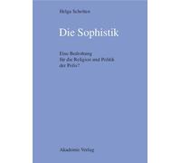 Helga Scholten Die Sophistik (Copertina rigida)