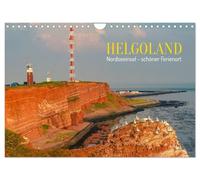HELGOLAND: Nordseeinsel, schöner Ferienort (Wandkalender 2026 DIN A4 quer), CALVENDO Monatskalender: Helgoland, Paradiesinsel für Wildtiere und Menschen