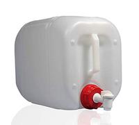 HELGUEFEER-Bidone 30 litri rettangolare con rubinetto in plastica-Adatto per uso alimentare-