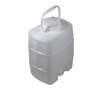 HELGUEFER -Bidone 20 litri rinforzato bocca larga-adatto per uso alimentare-altezza 43 cm, anteriore 28 cm. 21 cm di profondità