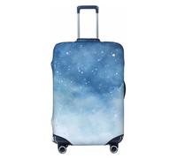Helhappy Copertura per bagagli da viaggio, protezione per valigia, acchiappasogni, piume etniche, bohémien, decorativo, lavabile, in spandex, copertura elastica per bagagli 45-81 cm, Cielo stellato