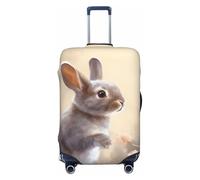 Helhappy Copertura per bagagli da viaggio, protezione per valigia, batteria per chitarra, note musicali, strumento musicale, lavabile, con stampa, in spandex, copertura elastica per bagagli 45-81 cm