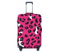 Helhappy Copertura per bagagli da viaggio, protezione per valigia, batteria per chitarra, note musicali, strumento musicale, lavabile, con stampa, in spandex, copertura elastica per bagagli 45-81 cm