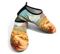 Helhappy Water Shoes - Calzettoni da uomo e da donna, ad asciugatura rapida, Cactus succulento del deserto, 40/40.5 EU