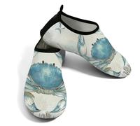 Helhappy Water Shoes - Calzettoni da uomo e da donna, ad asciugatura rapida, Creature subacquee del granchio, 40/40.5 EU