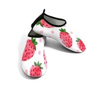Helhappy Water Shoes - Calzettoni da uomo e da donna, ad asciugatura rapida, Simpatica fragola., 40/40.5 EU