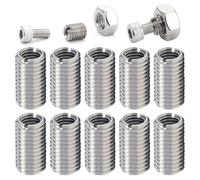 Helicoil M8 in metallo, adattatore m8, kit di riparazione filettatura per turbine a vapore meccaniche su m6 Mirror, dado di avvitamento