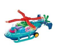 Helicopter Toy, Rc Helicopter, Transparent Mechanics Light & Sound Bump-go Action Safe & Robust Developmental Play Colorful Visual, Ideal Festival Kids for Boys