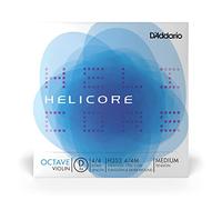 Helicore Octave - Singola corda Re per violino, scala 4/4, tensione media