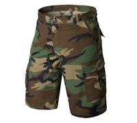 Helikon-Tex Pantaloncini BDU Uomo - Policotone Ripstop Americano Woodland
