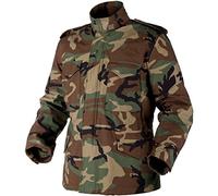 Helikon Genuino M65 Militare Field Jacket Esercito Combat Parka Woodland Camo S-