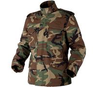 Helikon Genuino M65 Militare Field Jacket Esercito Combat Parka Woodland Camo S-