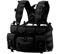 Helikon Gilet tattico Guardian Recce Gilet Fettuccia Molle Tattico Nero
