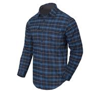 Helikon GreyMan Shirt - Blue Stonework Plaid - S/Regular