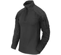 Helikon MCDU Combat Camicia NyCo Ripstop Manica Lunga Militare Uomo Nero