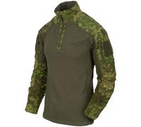 Helikon MCDU Combat Camicia NyCo Ripstop Manica Lunga Uomo PenCott Wildwood Camo