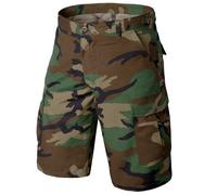 Helikon Pantaloni corti BDU Uomo Carico Esercito Tattico US Woodland Camo