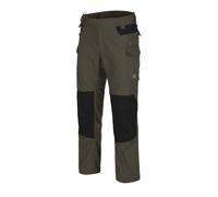 Helikon-Tex Pilgrim Style - Pantaloni tattici da uomo, antistrappo, leggeri, per attività all'aperto, escursionismo, forze dell'ordine, pantaloni da lavoro, Taiga verde/nero, 32W x 34L
