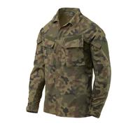 Helikon Raid Shirt - PolyCotton Stretch Ripstop - PL Woodland - XL/Regular
