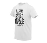 Helikon T - shirt (ABC Alfa Bravo Charlie) - White - XXL/Regular