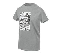 Helikon T - shirt (Combat Date) - Mid Grey Melange - XL/Regular
