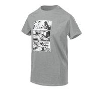 Helikon T - shirt (Combat Date) - Mid Grey Melange - XXXL/Regular