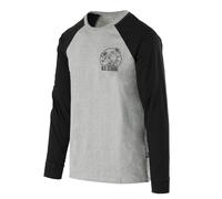 Helikon T - shirt Long Sleeve (Old School) - Mid Grey Melange - XXL/Regular