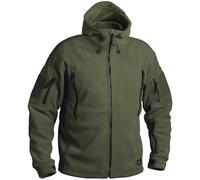 Helikon Tattica Patriot Hombres Pile Con Cappuccio Caldo Polar Giacca Escursioni