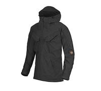 Helikon-Tex Bushcraft PILGRIM Giacca Anorak Outdoor -DuraCanvas- Nero, Nero - 01, M