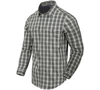 Helikon-Tex Covert Concealed Carry Camicia Uomo Manica Lunga Foggy Grey Plaid