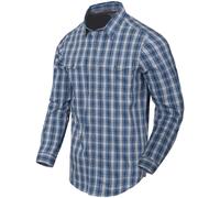 Helikon-Tex Covert Concealed Carry Camicia Uomo Manica Lunga Ozark Blue Plaid