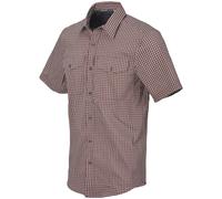 Helikon-Tex Covert Concealed Carry Manica Corta Camicia Uomo Dirt Red Checkered