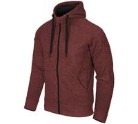 Helikon-Tex Covert Sudadera Con Capucha Táctica Full Zip Uomo Melange Rossa