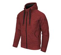 Helikon-Tex Covert Tactical Hoodie Full Zip Melange Rosso taglia M