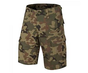 Helikon-Tex - CPU-Shorts Hose Combat Patrol Uniform, Pantaloncini CPU Combat Patrol Uniform PL Woodland Uomo