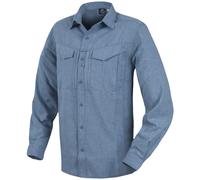 Helikon-Tex Camicia Uomo Defender Mk2 Gentleman Manica Lunga Melange Blu Taglia XXL