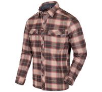 Helikon-Tex Defender Mk2 Pilgrim Uomo Manica Lunga Camicia Trekking Rust Plaid