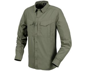 Helikon-Tex Defender Mk2 Tropical Manica Lunga Camicia Uomini Tattico Dark Olive