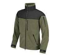 Helikon Tex, giacca in pile, modello "Classic Army", di colore verde oliva e nero Oliv Grün / Schwarz S