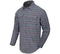 Helikon-Tex GreyMan Camicia Manica Lunga Tattico Uomo Viaggio YKK Graphite Plaid