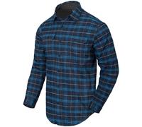 Helikon-Tex GreyMan Camicia Manica Lunga Tattico Uomo YKK Blue Stonework Plaid