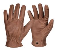 Helikon-Tex Lumber Guanti Protettivo Dito Pieno Pelle Vacchetta Uomini US Brown