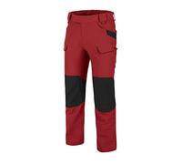 Helikon-Tex Outback Line OTP - Pantaloni tattici, per ambienti esterni, Uomo, Crimson Sky / Nero VersaStretch, 32W x 32L