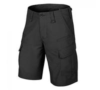 Helikon-Tex Pantaloncini CPU da Uomo - Polycotton Ripstop - Nero CPU Shorts - Polycotton Ripstop