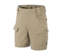 Helikon-Tex Pantaloncini tattici urbani da 15 cm da uomo, leggeri, traspiranti per militari, polizia, escursionismo e caccia, Kaki, S